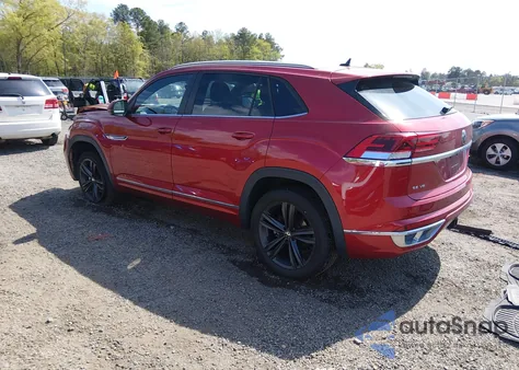 2021 Volkswagen Atlas Cross Sport 3.6L V6 Se W/Technology R-Line z USA, uszkodzony, nr VIN 1V2PE2CA7MC205446